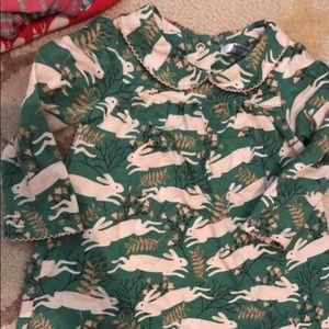 Boden bunny dress, zutano shoes and Hanna sweater